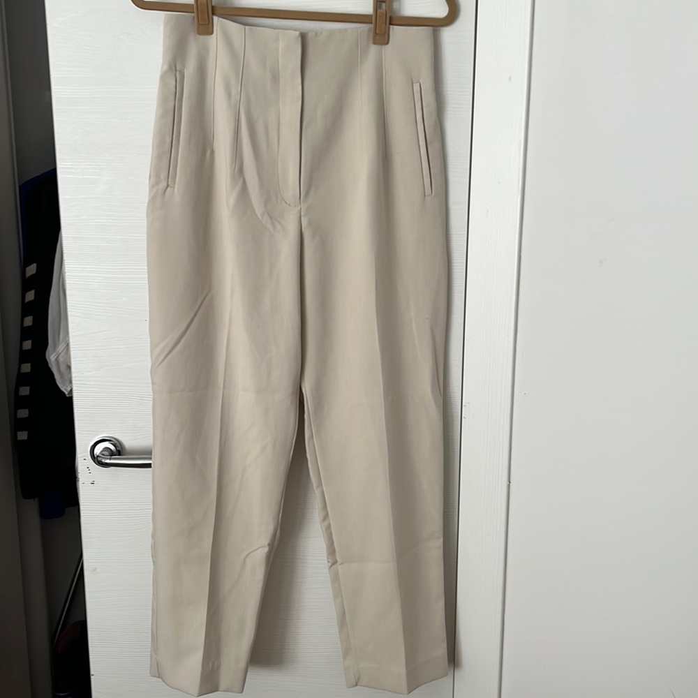 Cream Zara Pants